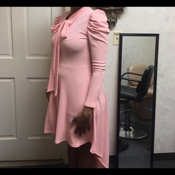 🆕 Hi-Low Peplum Dress - Picture 2 of 4